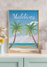 Load image into Gallery viewer, Maldives Islands Poster
