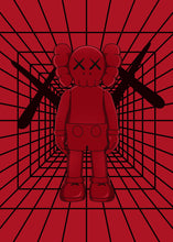 Load image into Gallery viewer, Red Kaws
