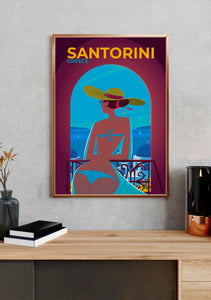 Santorini Póster