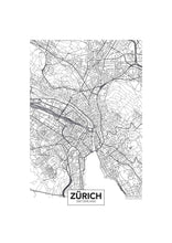Load image into Gallery viewer, Mapa de Zürich
