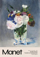 Load image into Gallery viewer, Flowers in a Crystal Vase
