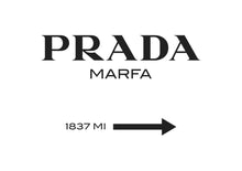 Load image into Gallery viewer, Prada Blanco con marco negro
