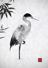 Load image into Gallery viewer, heron sumi 
