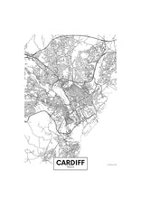 Load image into Gallery viewer, cardiff map 
