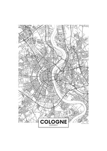 Cologne map 