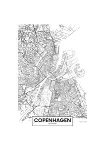 Copenhagen map 