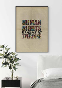 Human rights belong to everyone