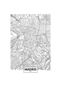 Madrid map 