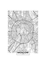 Load image into Gallery viewer, Moscow map
