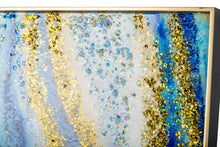 Load image into Gallery viewer, Abstract painting gold particles 

