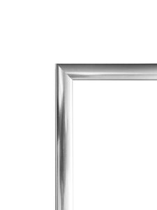 Silver Metallic Frame 40x50