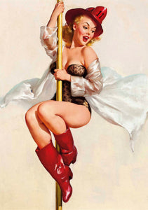 Pin Up Firefighter
