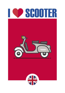 i love scooter red