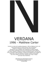 Load image into Gallery viewer, Verdana
