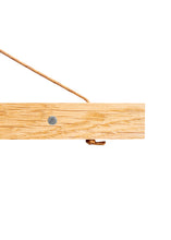Load image into Gallery viewer, Percha de madera natural 51cm montaje con imán (50x50) - Laamina
