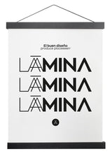 Load image into Gallery viewer, Percha de madera negra 22cm montaje con imán - Laamina
