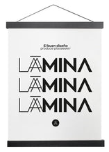 Load image into Gallery viewer, Percha de madera negra 31cm montaje con imán - Laamina
